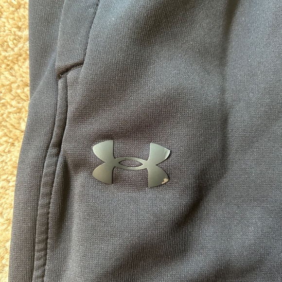 Under Armour Mens M Black Fleece Jogger ColdGear Sweatpants - Picture 11 of 13